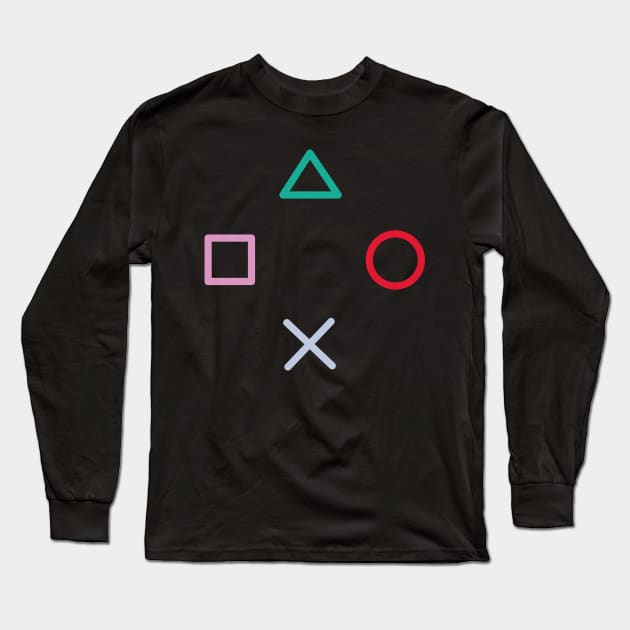 PlayStation Long Sleeve T-Shirt by MindsparkCreative